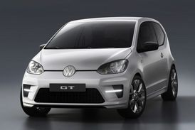 VW Up! v závodním, jako GT.