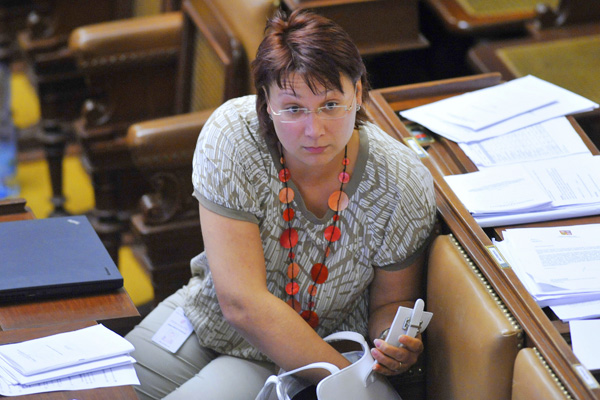 Poslankyně VV Jana Drastichová.