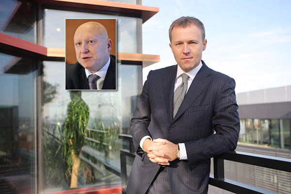 Martin Roman a Daniel Beneš (ve výřezu), který ho střídá ve funkci.