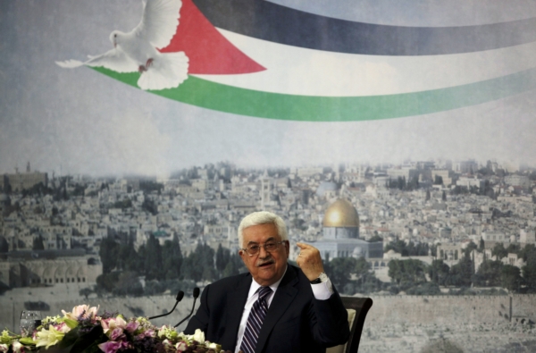 Předseda palestinské samosprávy Mahmúd Abbás.