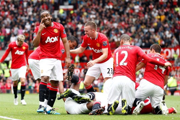 Radost hráčl Manchesteru United.