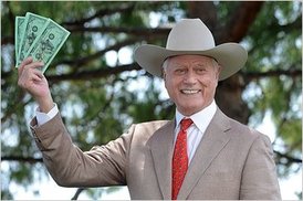 Larry Hagman v kůži padoucha: "Džejár" Ewing.