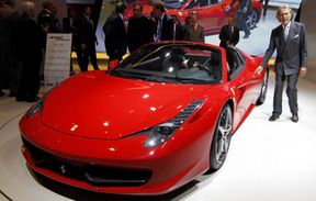 Ferrari 458 Spider a Luca di Montezemolo.