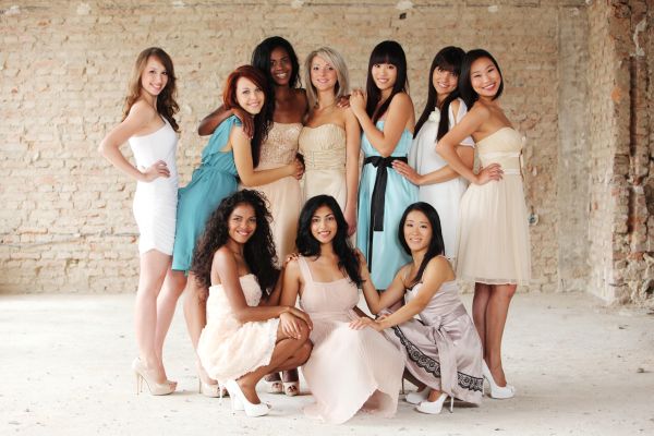 Exotické krásky, které se probojovaly do finále. Exotické krásky, které se probojovaly do finále.