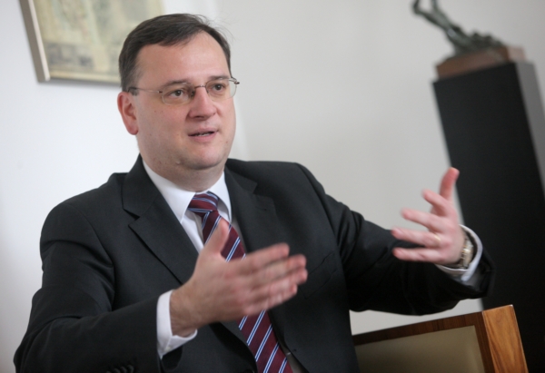 Premiér Petr Nečas.