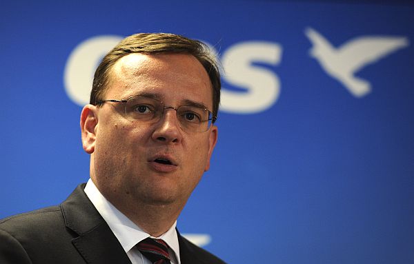 Premiér Petr Nečas.
