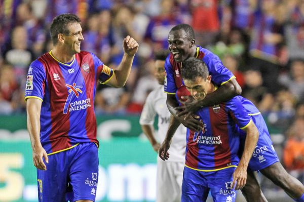 Radost fotbalistů Levante.