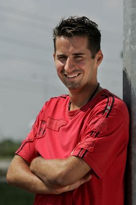 Brankář Mladé Boleslav Miroslav Miller.
