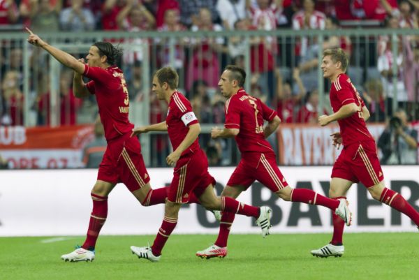 Fotbalisté Bayernu Mnichov.