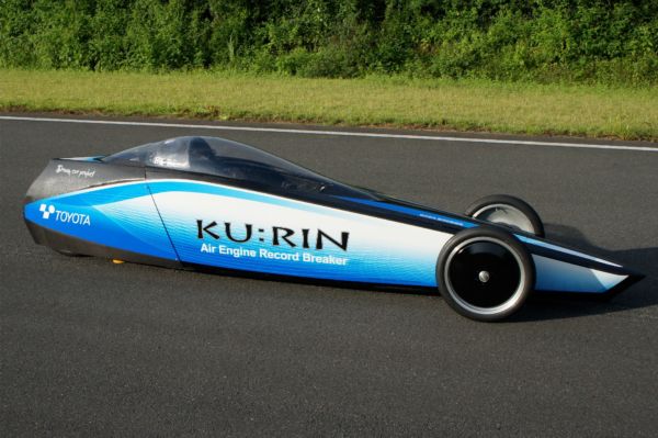 Prototyp vozu s pohonem na stlačený vzduch KU:RIN.