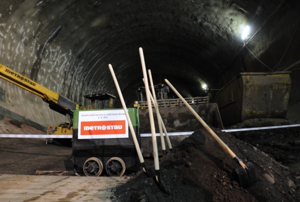 Metrostav měl tunel Blanka dokončit již letos v březnu.
