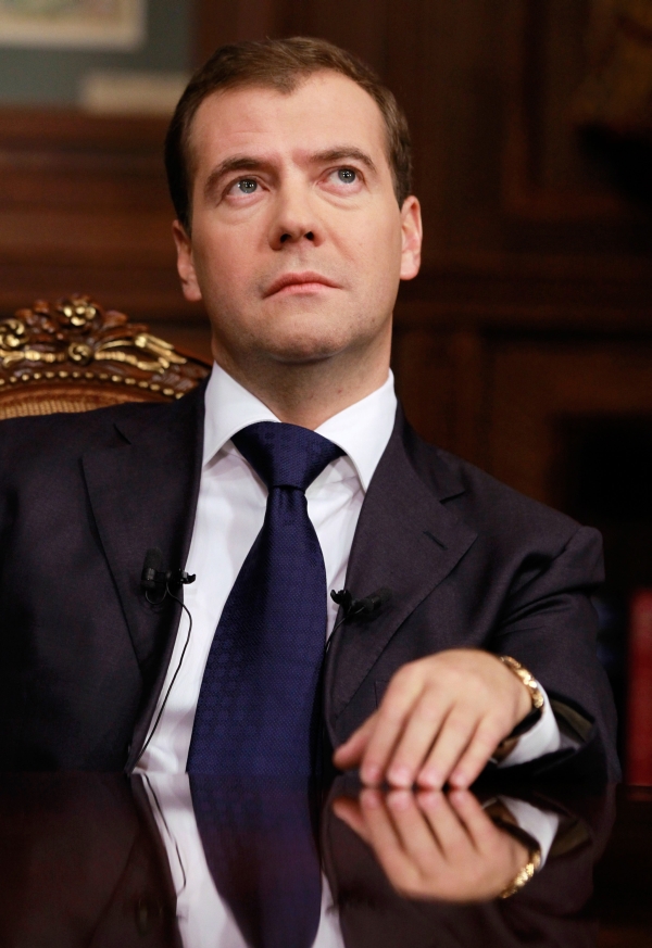 Ruský prezident Dimitrij Medveděv.