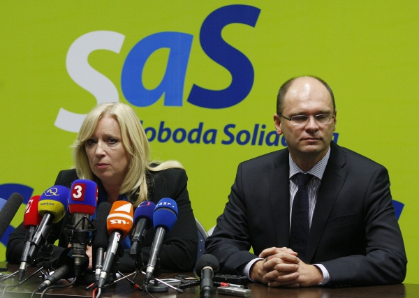 Iveta Radičová a Richard Sulík.