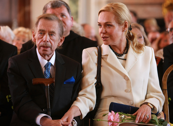 Václav a Dagmar Havlovi.