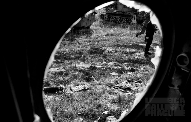 Jedna z fotografií Antonína Kratochvíla z Černobylu.