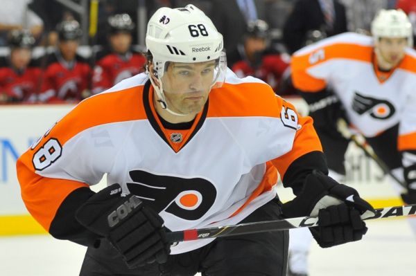 Jaromír Jágr v dresu Philadelphie.