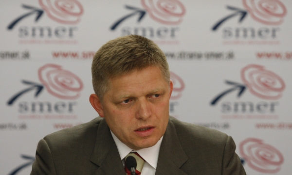 Lídr nejsilnější opoziční strany Směr-SD Robert Fico.