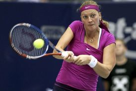 Petra Kvitová na turnaji v Linci.