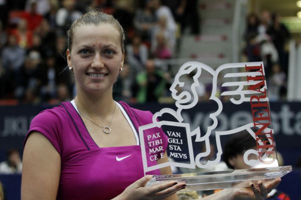 Petra Kvitová po vítězství v Linci.