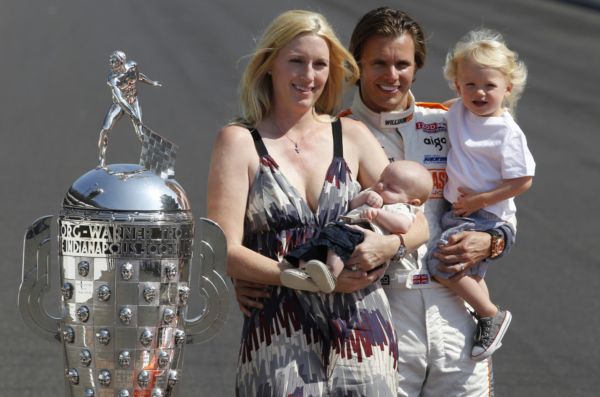 Dan Wheldon s rodinou.