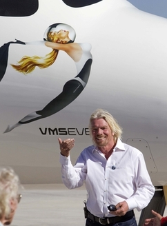 Miliardář Richard Branson míří do vesmíru.