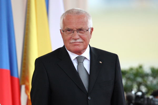 Prezident Václav Klaus.