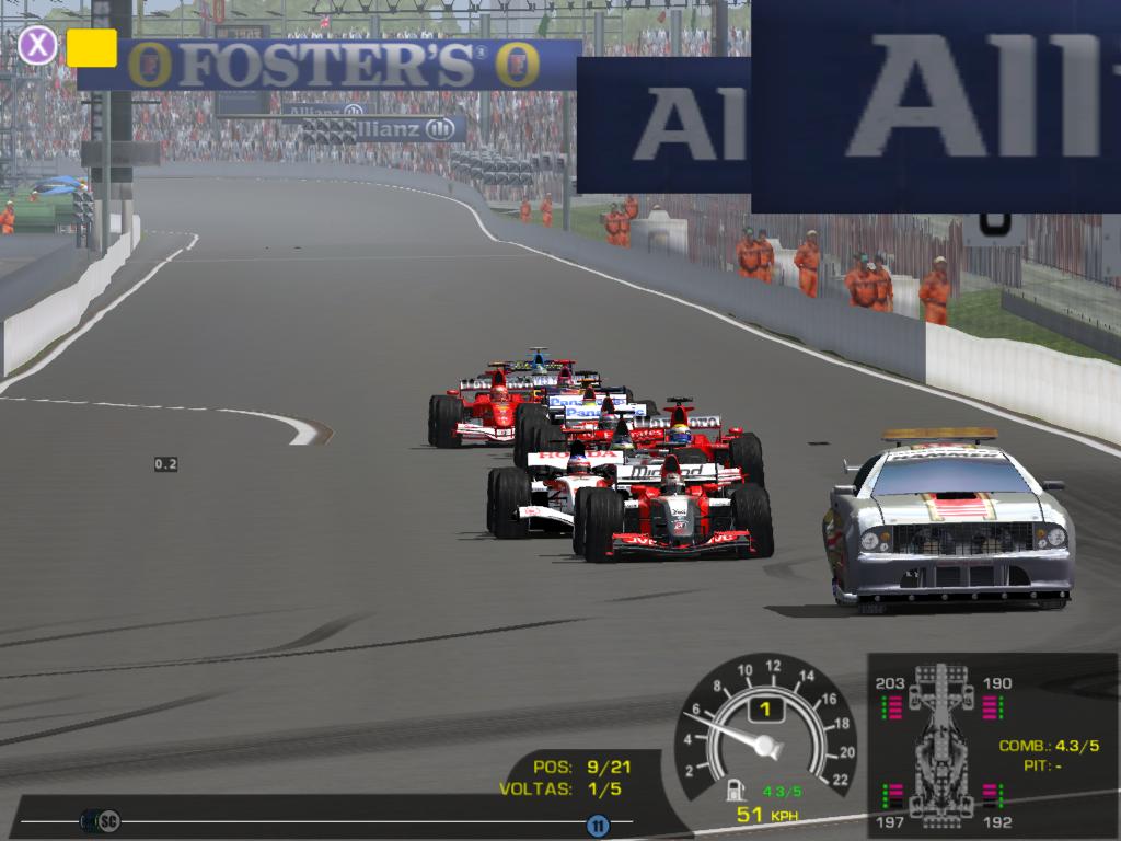 Závodní simulace rFactor.
