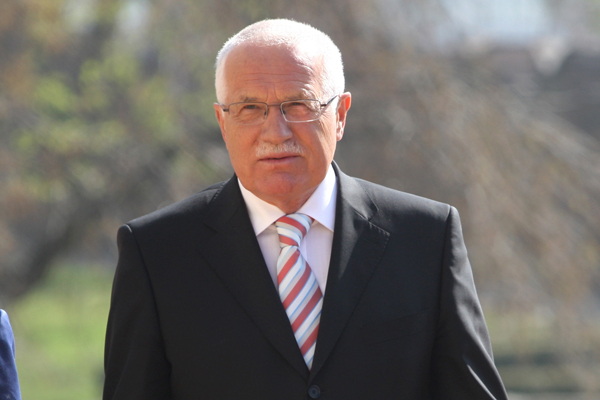 Prezident Václav Klaus.