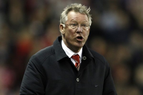 Trenér Manchesteru United Alex Ferguson.