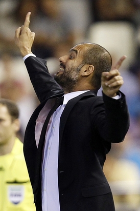 Trenér Barcelony Pepe Guardiola.