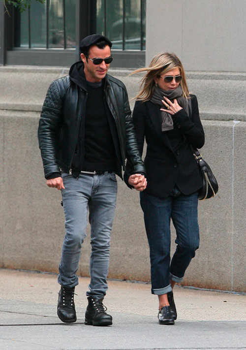 Jennifer Anistonová a Justin Theroux.