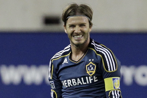 Módní ikona David Beckham.