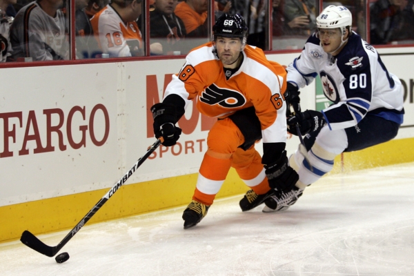 Jaromír Jágr s Philadelphií tentokrát výhru neslavil.