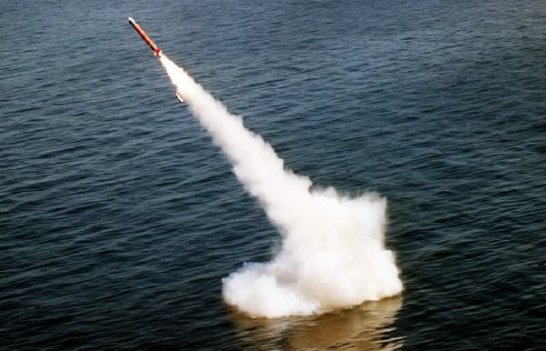Test rakety Bulava.