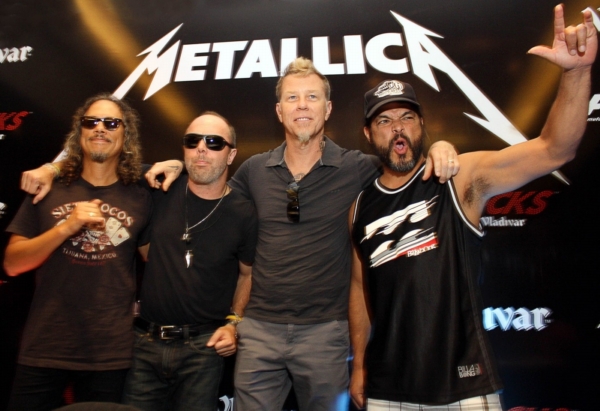 Slavná skupina Metallica. Slavná skupina Metallica.