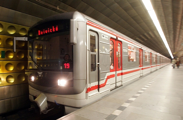 Pražské metro.