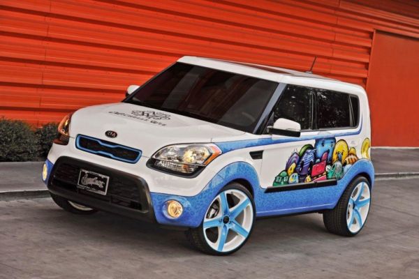Kia Soul v úpravě podle známé golfové hráčky.