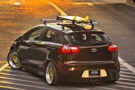 Kia Rio speciálně pro surfaře.