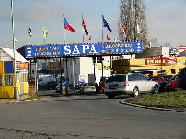 Vietnamská tržnice Sapa. Vietnamská tržnice Sapa.