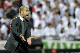 Trenér Barcelony Pepp Guardiola.