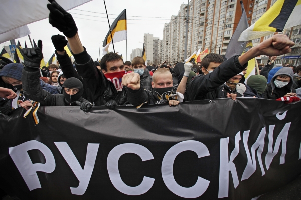 Den národní jednoty si nacionalisté vykládají po svém, demonstrují proti Nerusům.