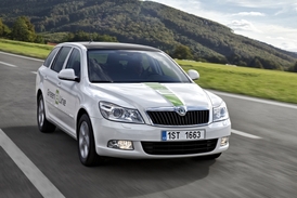 Elektromobil je zatím z modelu Octavia Combi, ale asi se přestěhuje do menšího vozu.