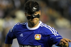 Michael Ballack v zápase s Valencií.