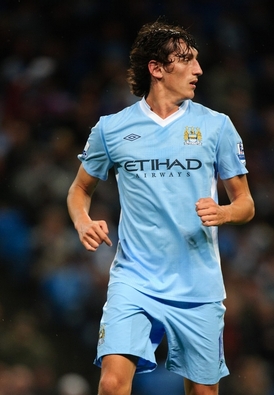 Stefan Savić v dresu Manchesteru City.