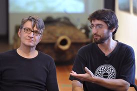 Jan Svěrák a Jakub Dvorský (vlevo).