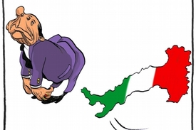 Nejmocnější italský politik Silvio Berlusconi je na odchodu.
