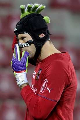 Brankář Petr Čech.