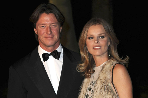 Eva Herzigová s manželem.
