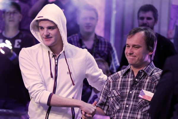Pius Heinz (vlevo) s Martinem Staszkem v Las Vegas. Pius Heinz (vlevo) s Martinem Staszkem v Las Vegas.