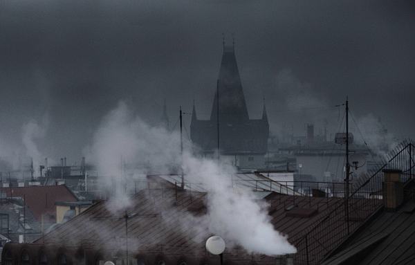 Smog nad Prahou.